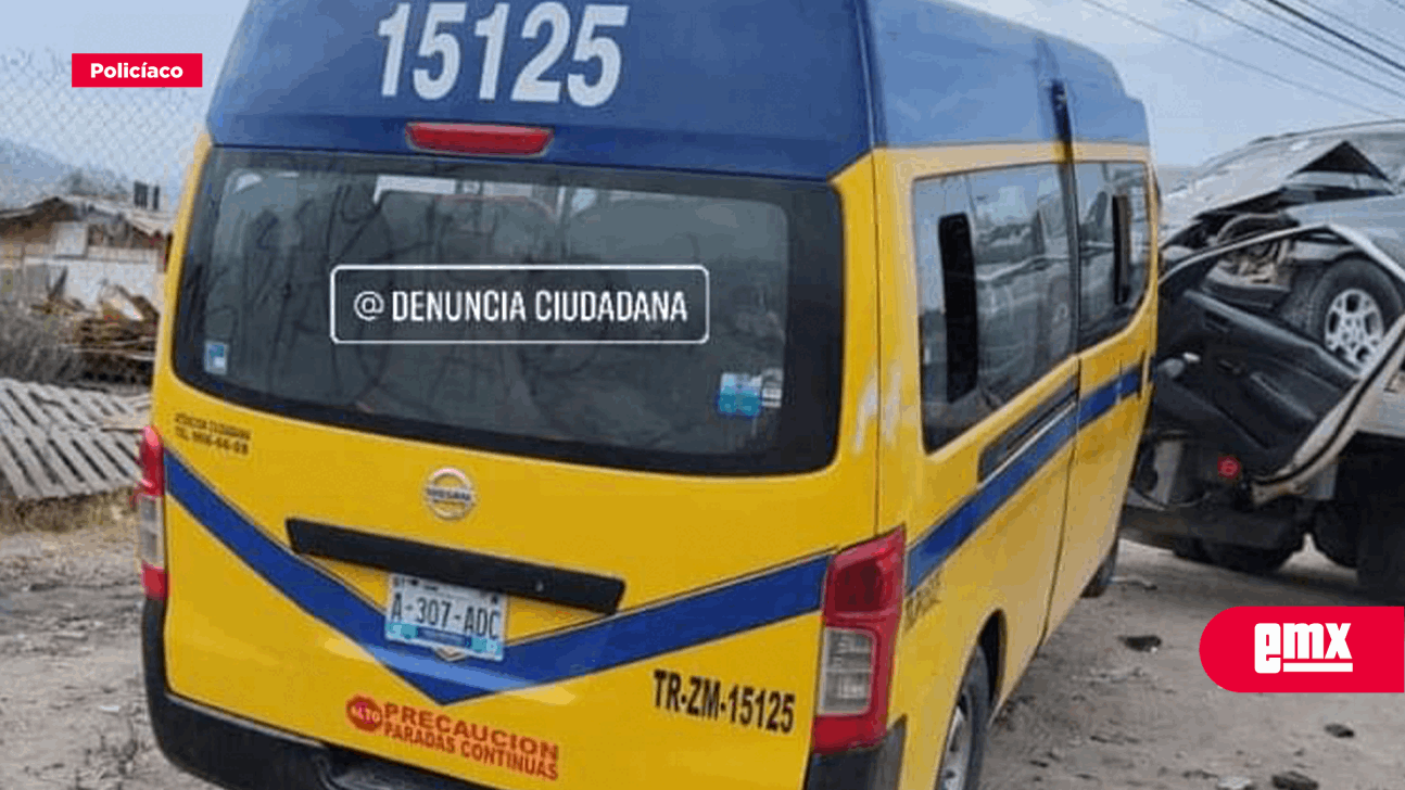 EMX-Taxista de ruta se adentra junto con pasajeros a un domicilio, 5 heridos