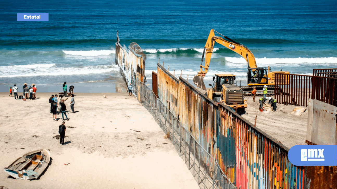 EMX-REEMPLAZAN MURO FRONTERIZO PLAYAS DE TIJUANA