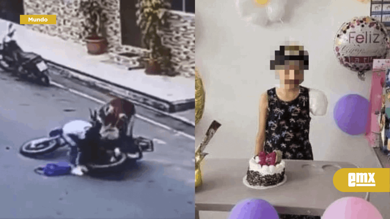 EMX-Niña sobrevivió tras perder su brazo en accidente de moto