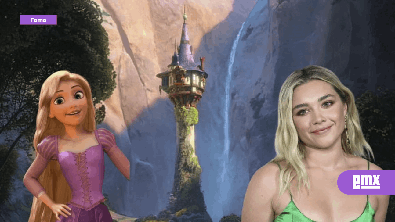 EMX-Florence Pugh, es favorita de Disney para ser 'Rapulzel' en live action de 'Enredados'
