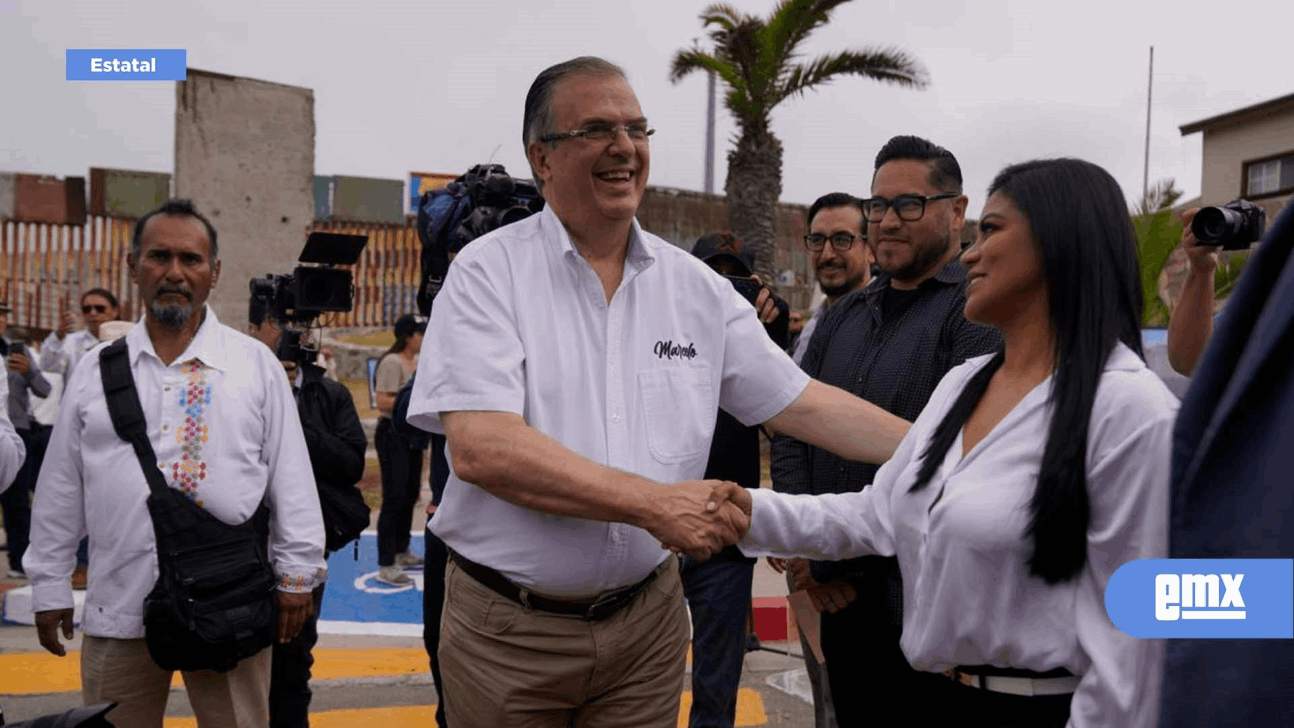 EMX-Marcelo Ebrard visita Playas de Tijuana durante gira por Baja California