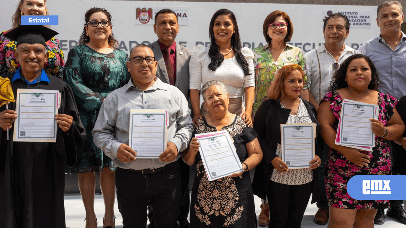 EMX-Obtienen certificados 127 adultos a través del INEA