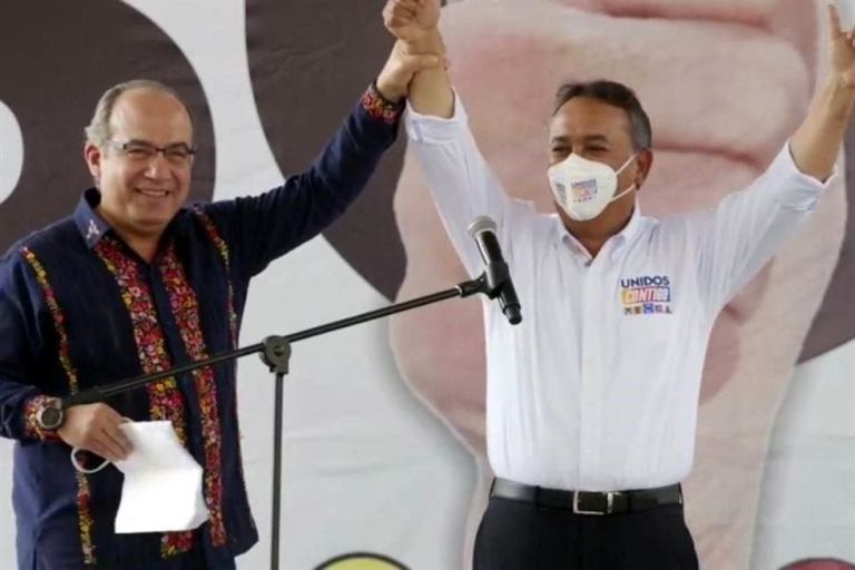 EMX-Felipe Calderón reaparece en mitin en Baja California y ataca a AMLO