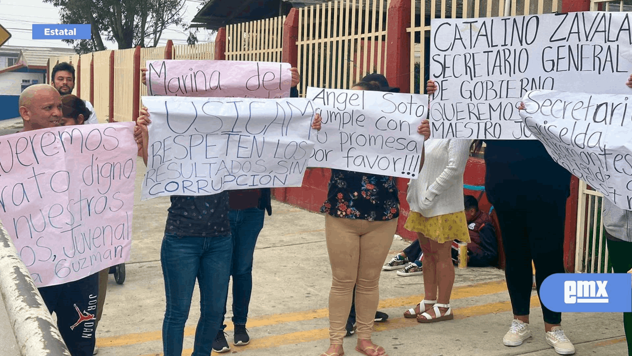 EMX-Sin iniciar 300 niños ciclo escolar en primaria Guadalupe Victoria tras manifestación