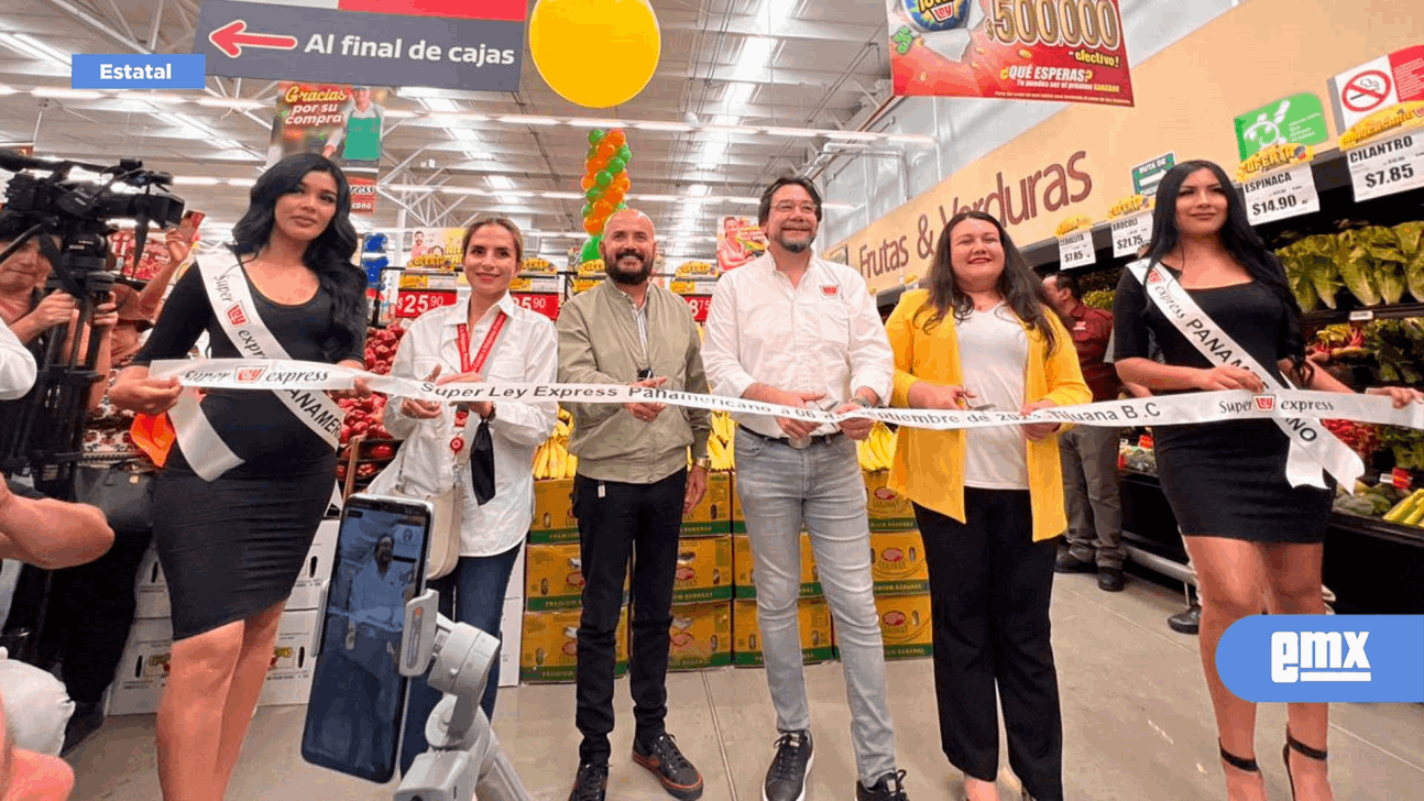 EMX-Inauguran Súper Ley Express Panamericano en Tijuana