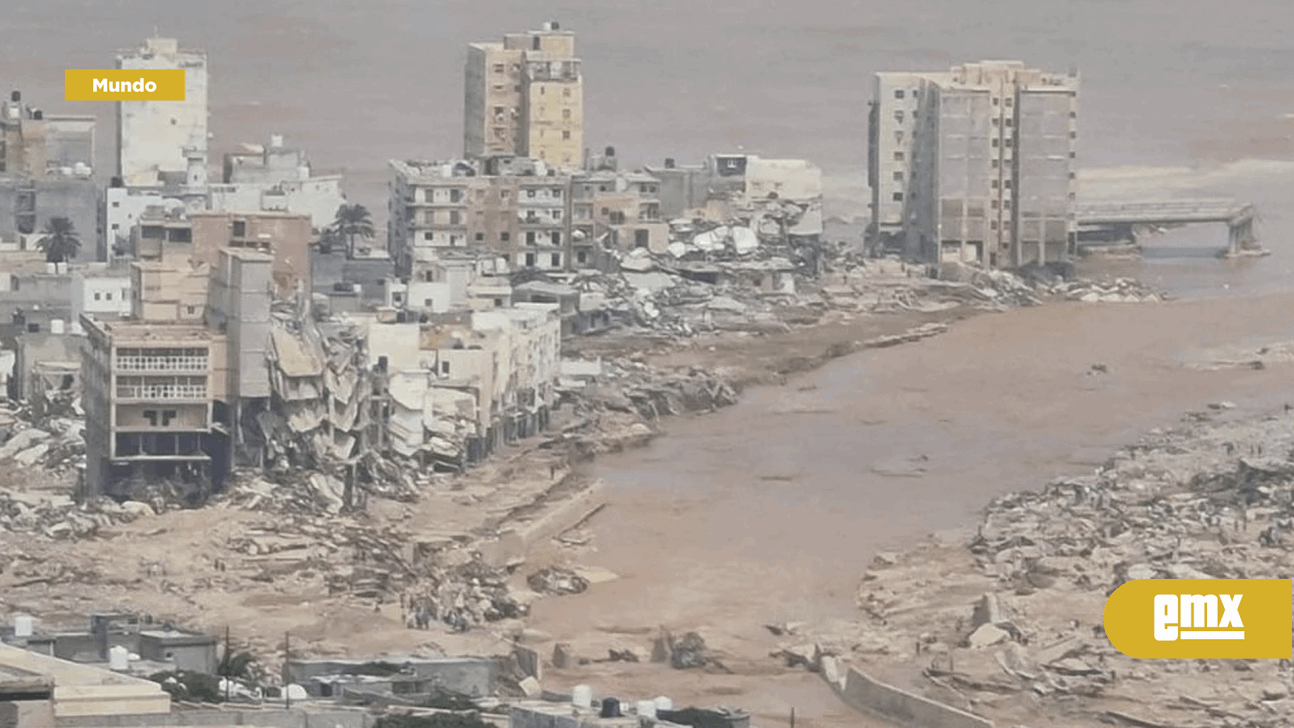 EMX-Ciclón Daniel deja 2 mil 80 muertos en Libia; estiman que habrá más de 5 mil desaparecidos
