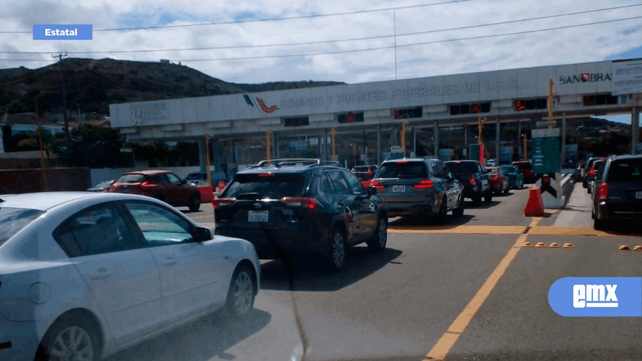 EMX-Reinician cobro de peaje en caseta de Playas de Tijuana; 43 pesos para autos