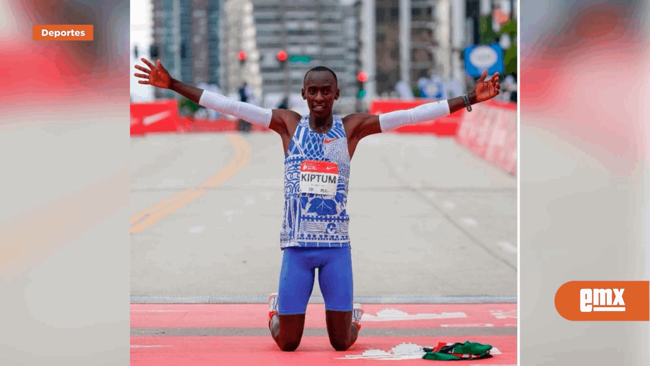 EMX-Rompe Kiptum récord mundial en Maratón de Chicago