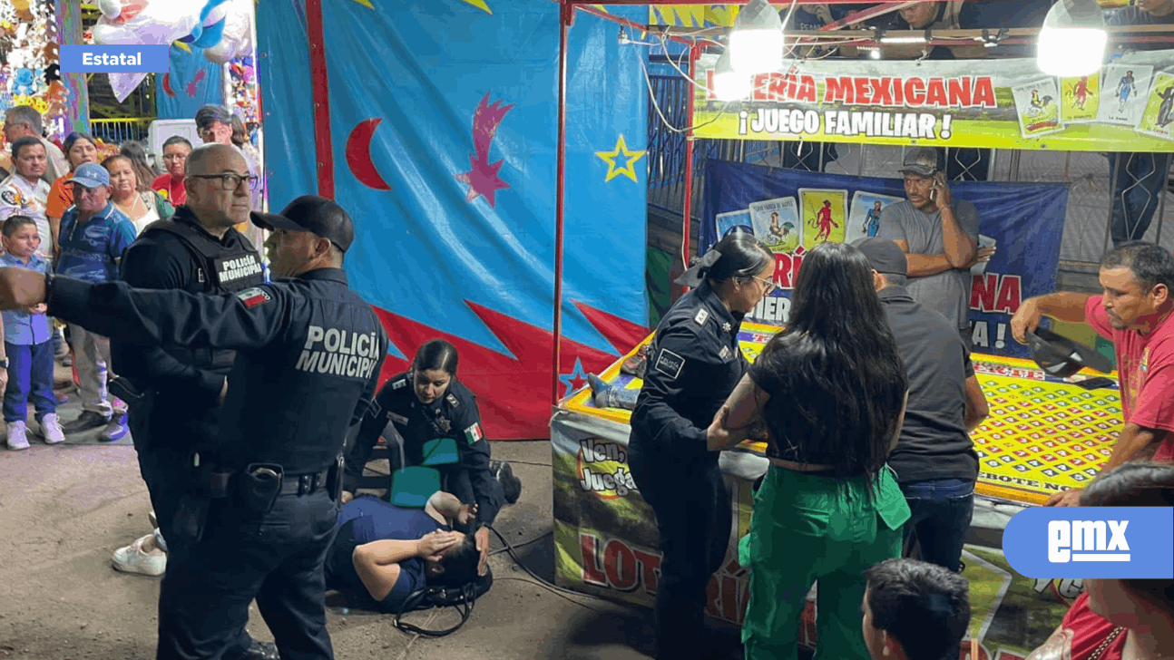 EMX-Accidente en juego mecánico de Fiestas del Sol, deja dos lesionados