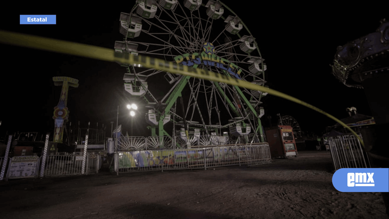EMX-Suspenden área de juegos mecánicos en Feria del Sol de Mexicali