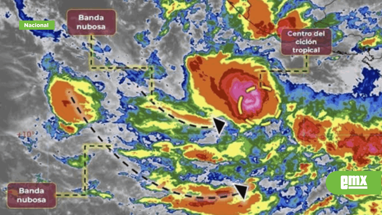 EMX-Tormenta tropical “Pilar” llegará a Chiapas y Oaxaca con intensas lluvias