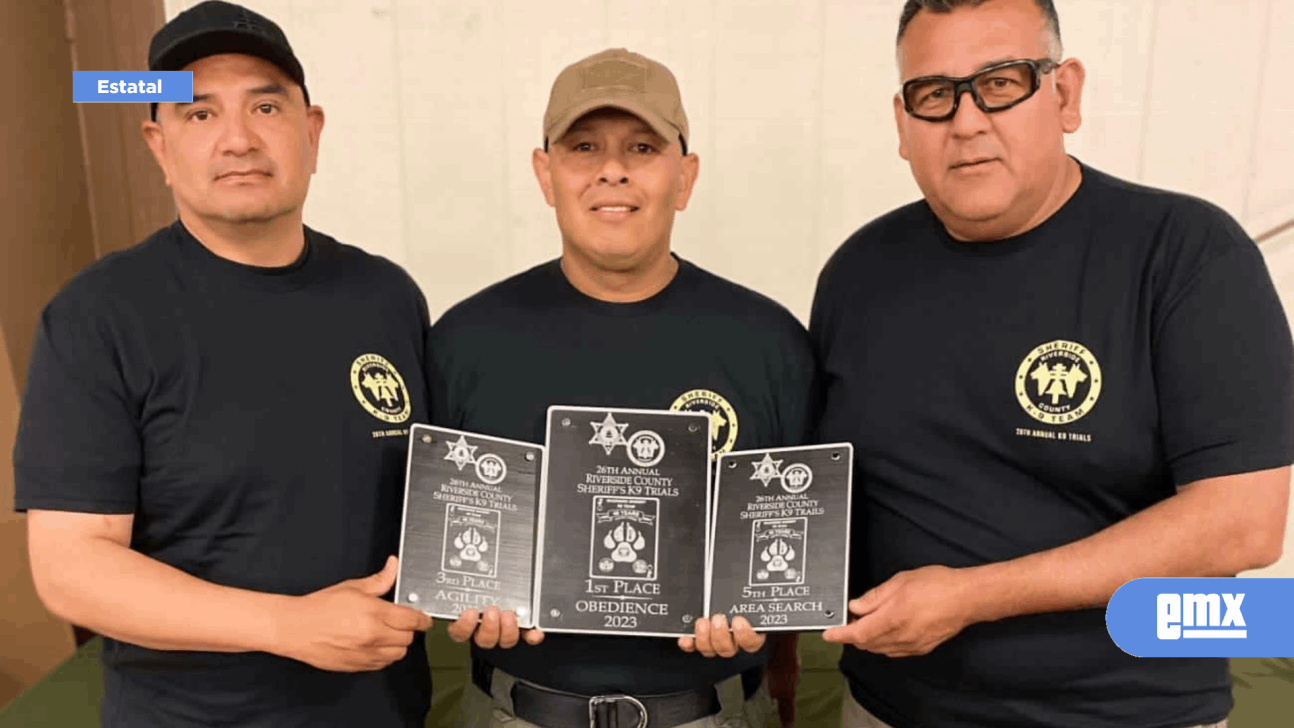 EMX-DESTACA UNIDAD K9 DE TIJUANA EN COMPETENCIA INTERNACIONAL