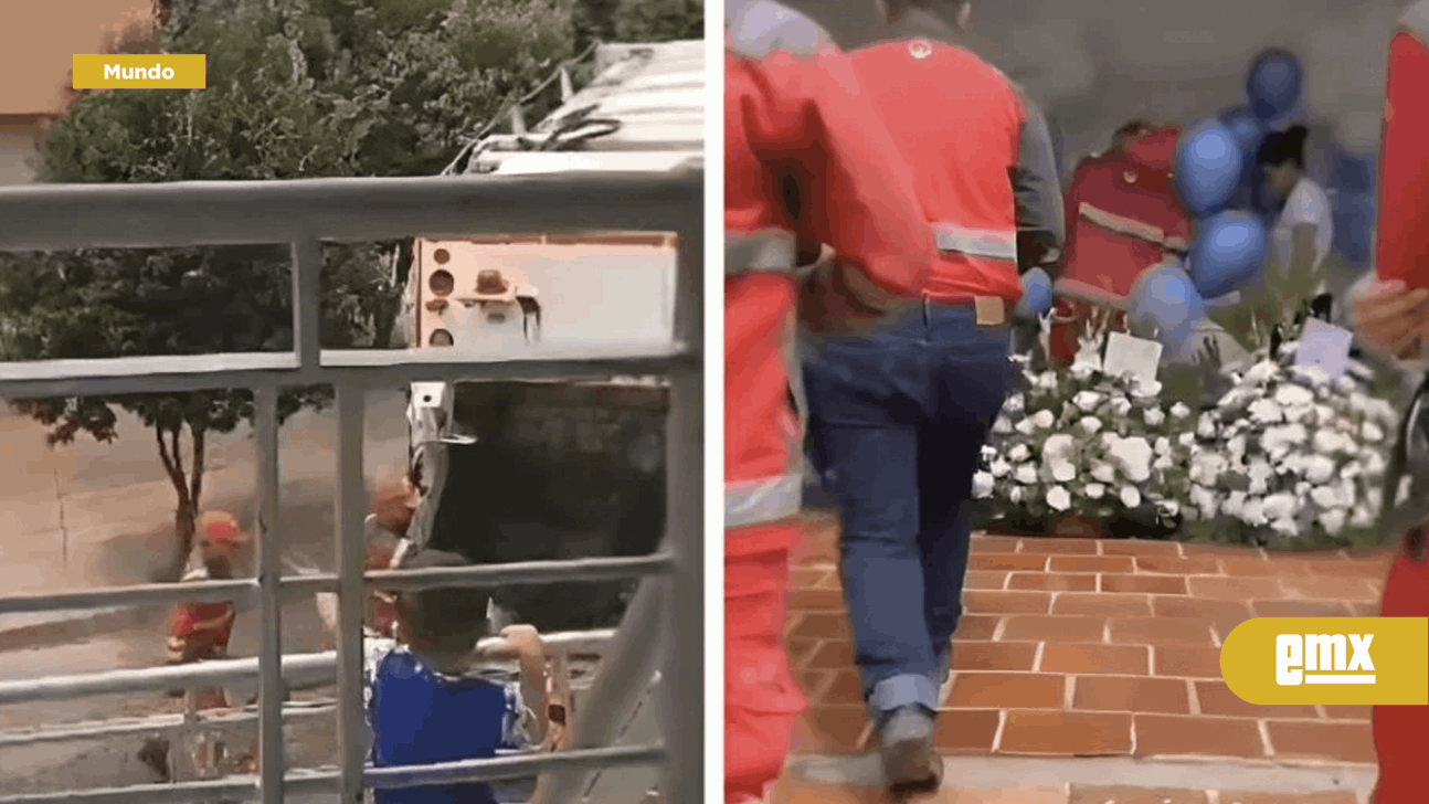EMX-Video: Recolectores de basura acuden a funeral de niño que siempre los saludaba