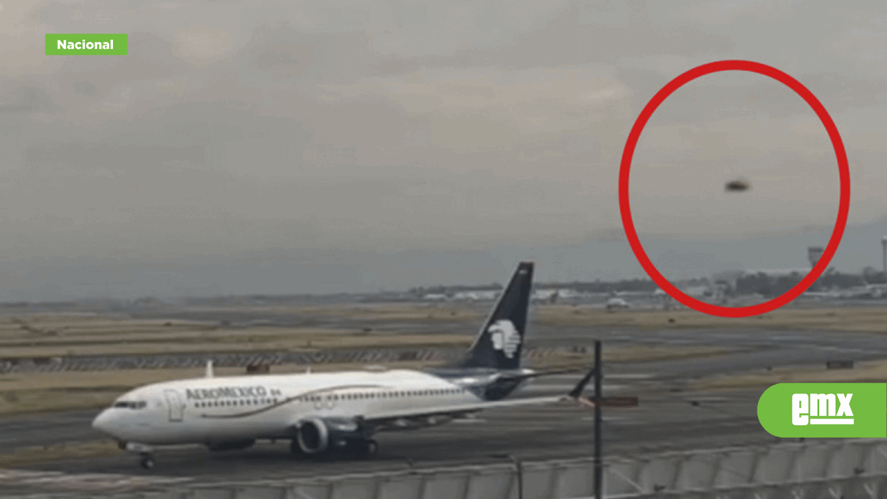 EMX-VIDEO: Captan supuesto OVNI sobrevolando el AICM ¡Así se vio!