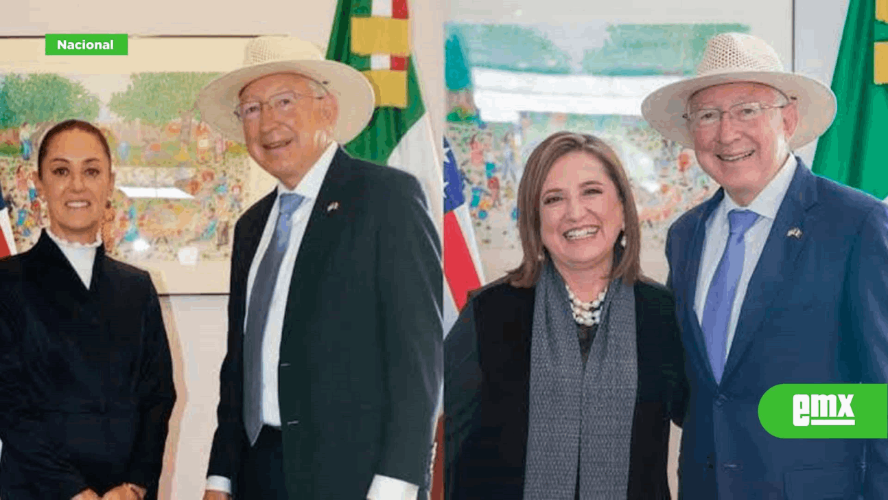 EMX-Ken-Salazar-mantiene-encuentro-con-Claudia-Sheinbaum-y-Xóchitl-Gálvez
