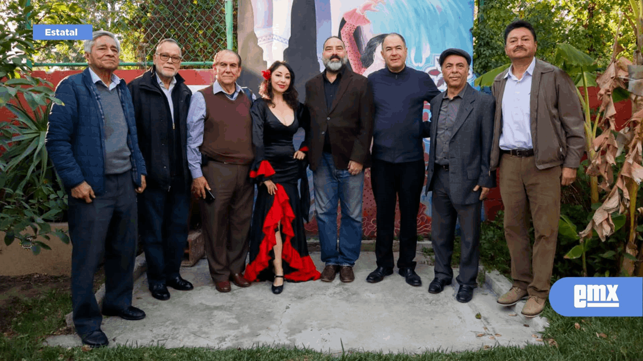 EMX-Inauguran mural 'La Faraona' en el mítico Bungalow 21