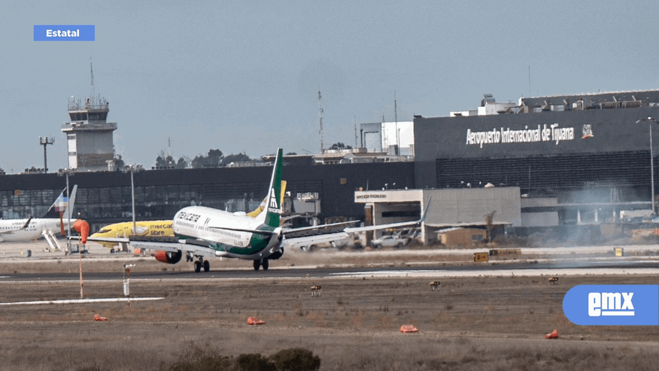 EMX-Arriba primer avión de Mexicana al Aeropuerto Internacional de Tijuana 