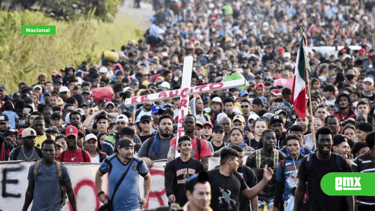 EMX-Miles de migrantes parten en caravana desde Chiapas rumbo a Estados Unidos; exigen permiso de libre tránsito en México
