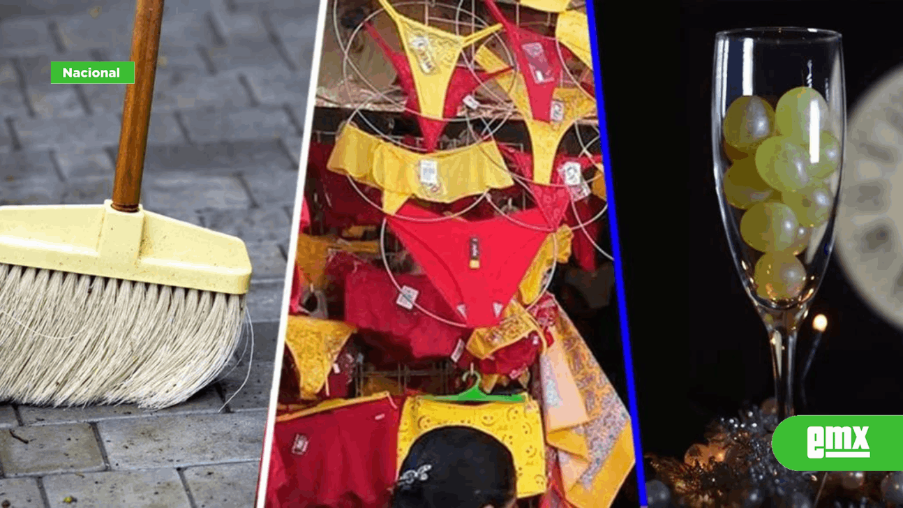 EMX-Tradiciones de año nuevo: desde comer 12 uvas hasta correr con maletas