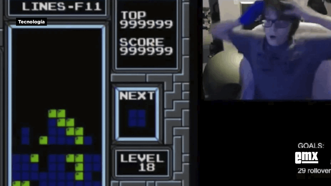 EMX-Adolescente de 13 años se convierte en el primer humano en vencer al Tetris