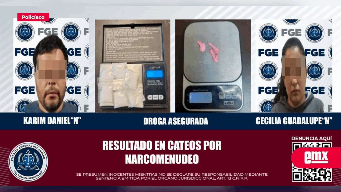 Cateos De La Fge Derivan En El Decomiso De Droga Y La De El Mexicano