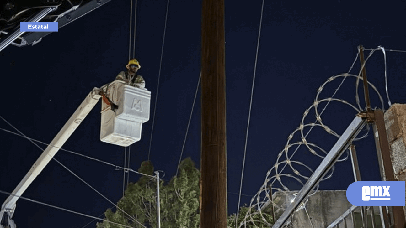 EMX-La CFE se mantiene alerta ante cualquier eventualidad de corte de energía por clima