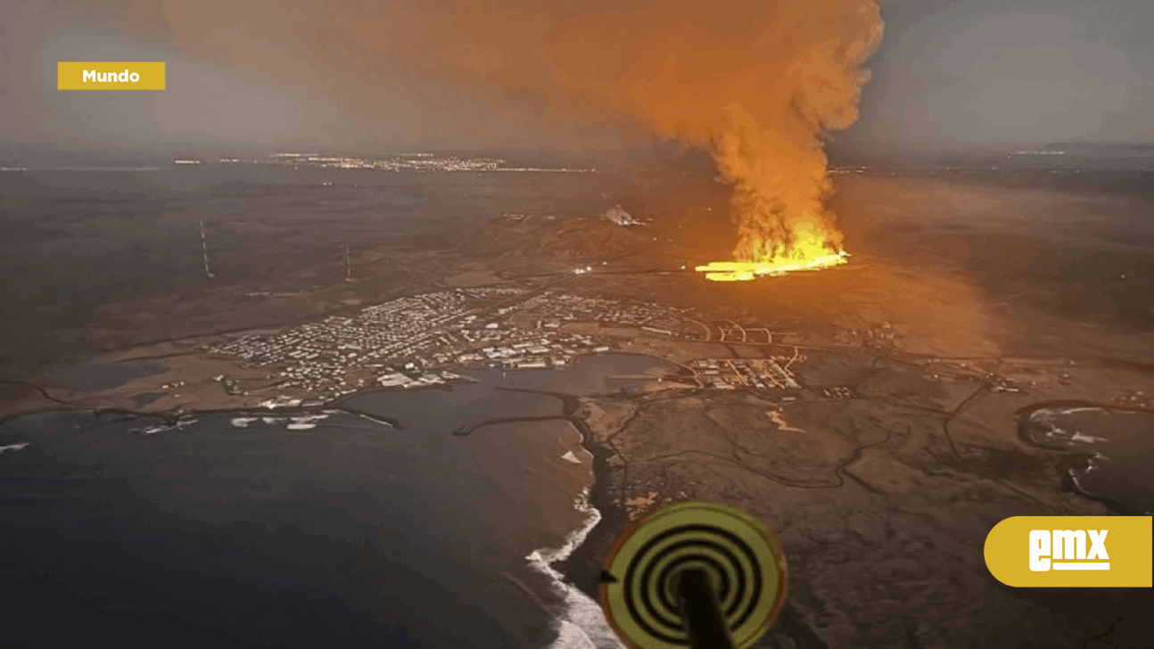 EMX-Islandia arde por nueva erupción volcánica que obliga desalojo en Grindavík