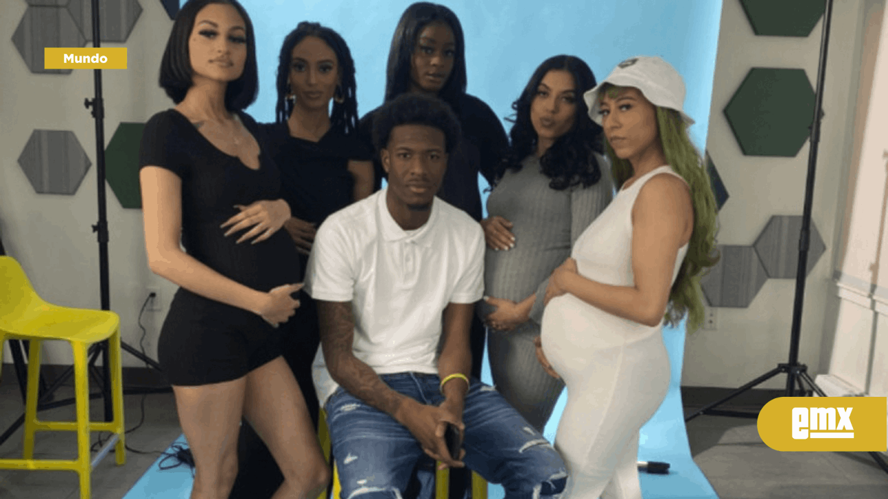 EMX-Hombre embarazó cinco mujeres al mismo tiempo; hizo baby shower en conjunto
