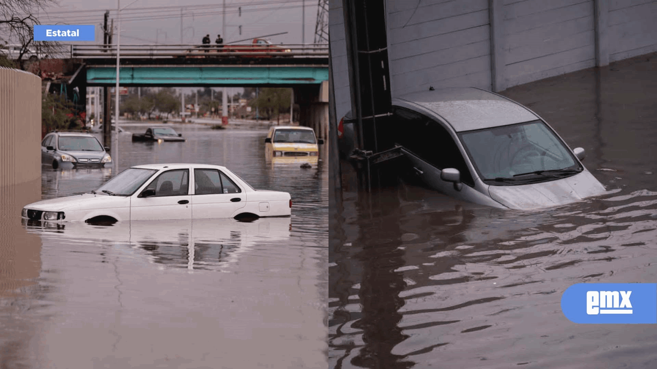 Lluvia también afecta a la Capital de Baja California - El Mexicano