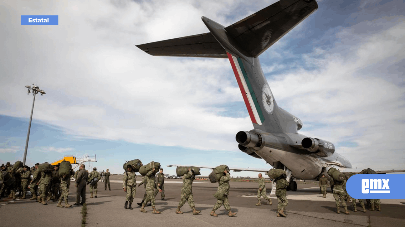 EMX-Llegan 250 elementos del ejercito Mexico como Relevo 