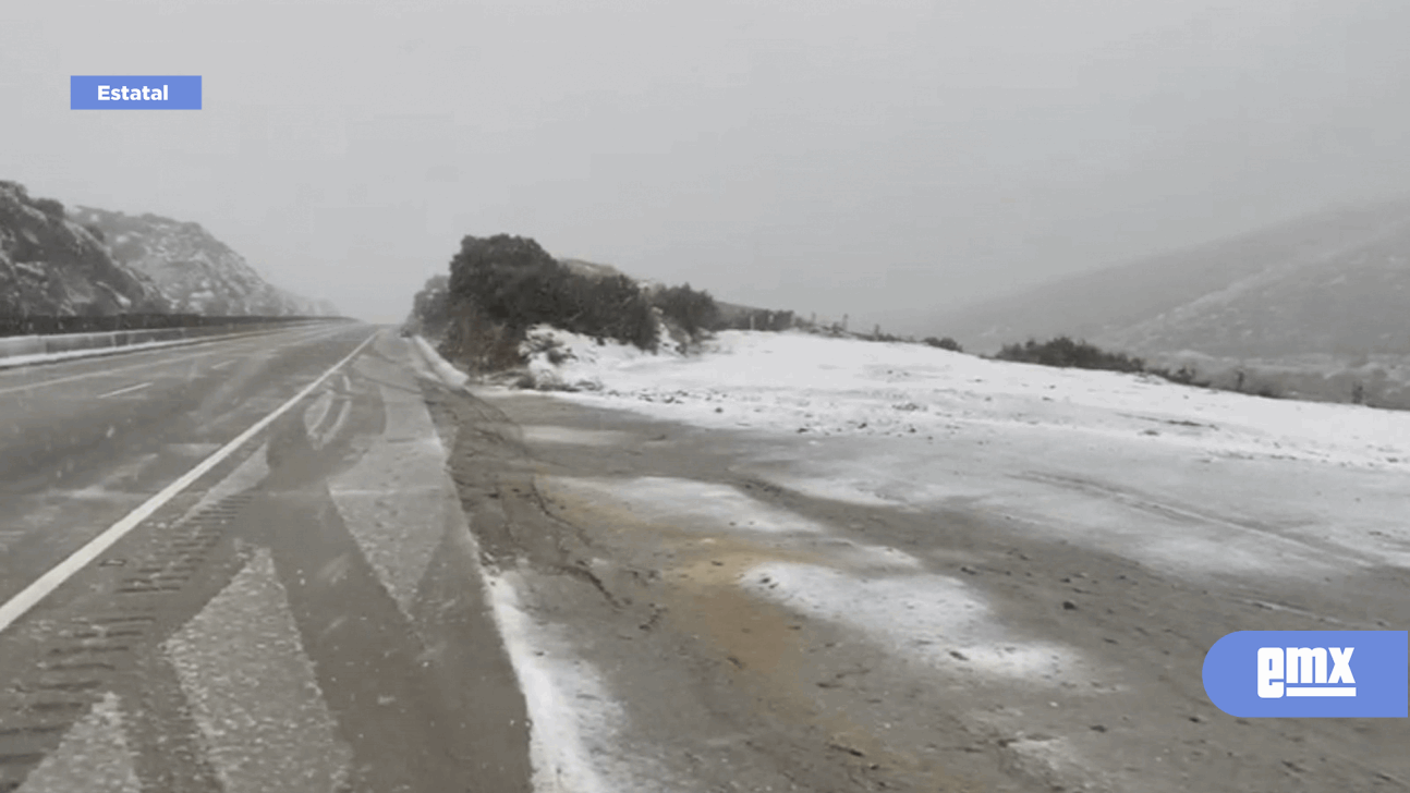 EMX-REGISTRAN CAÍDA DE NIEVE EN EL HONGO Y LA RUMOROSA