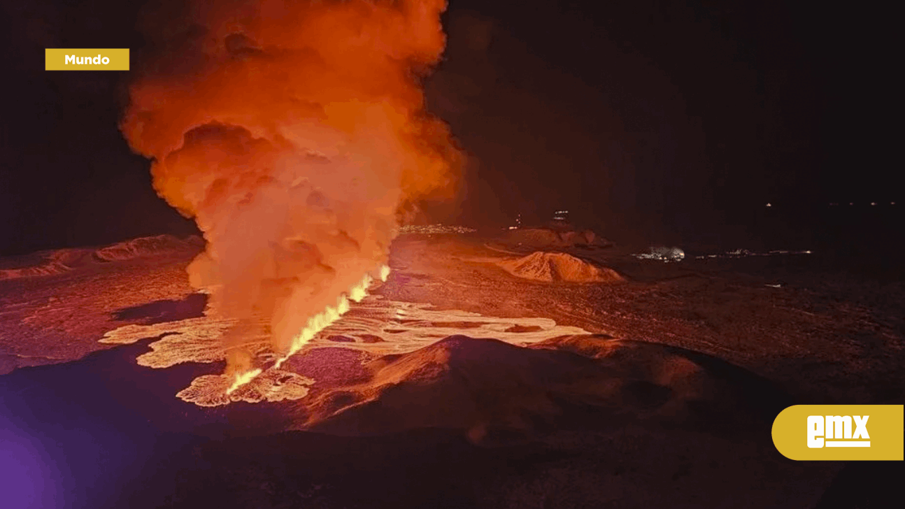 EMX-Islandia sufre tercera erupción volcánica en los últimos dos meses