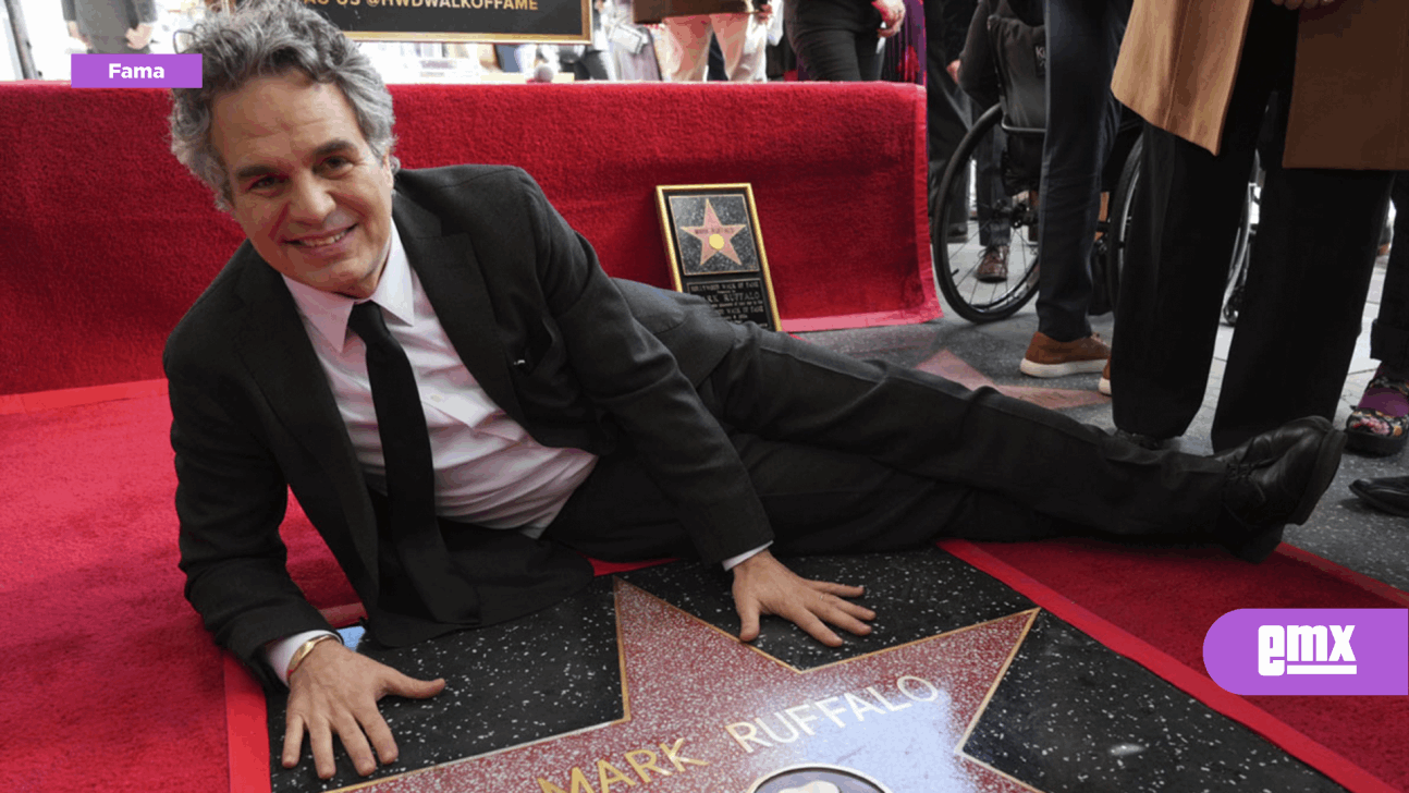 EMX-Mark Ruffalo recibió su estrella en Hollywood