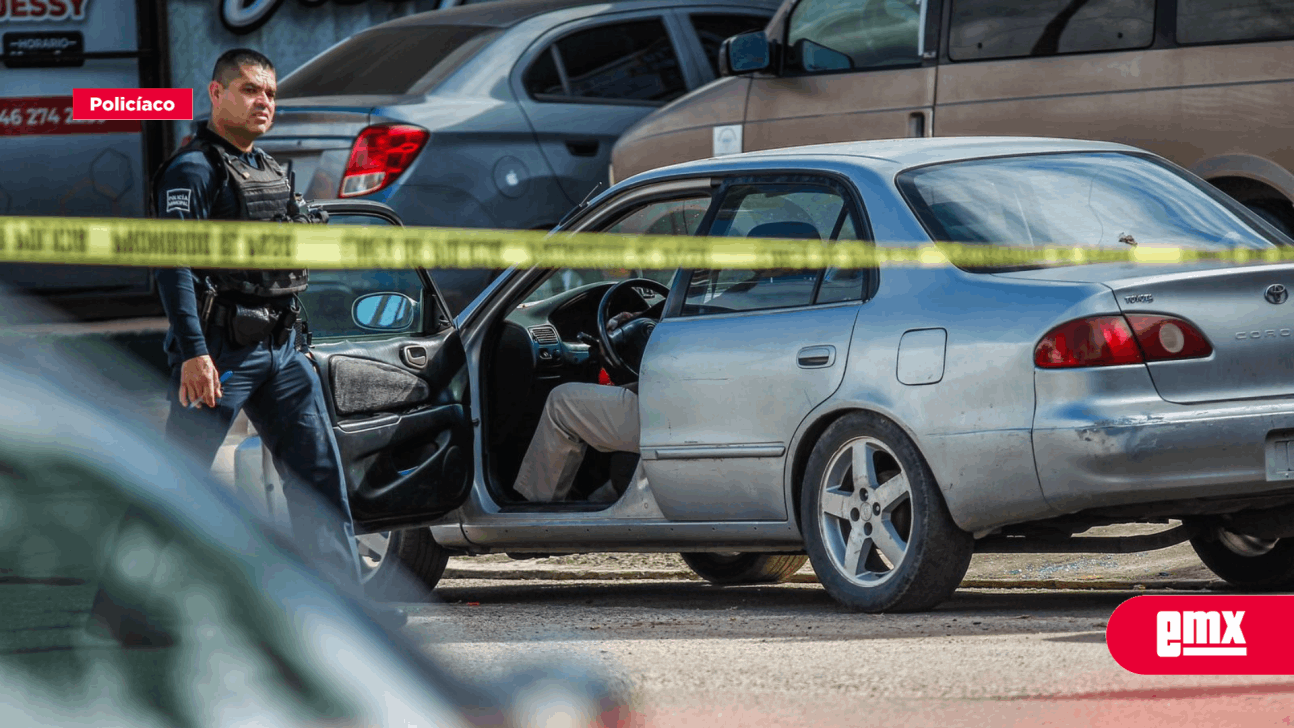 EMX-Policía municipal de Ensenada fue ejecutado a bordo de su automóvil gris