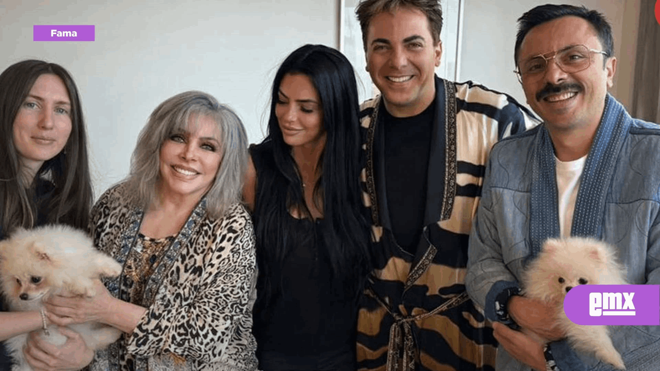 EMX-Cristian Castro presenta su novia a Verónica Castro.