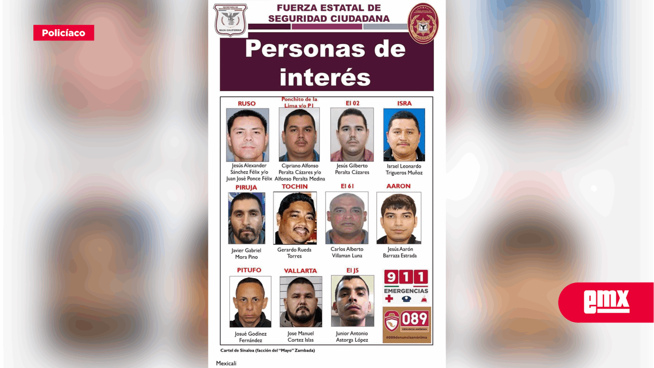 EMX-IDENTIFICAN Y UBICAN A ESTRUCTURA CRIMINAL DE “LOS RUSOS”