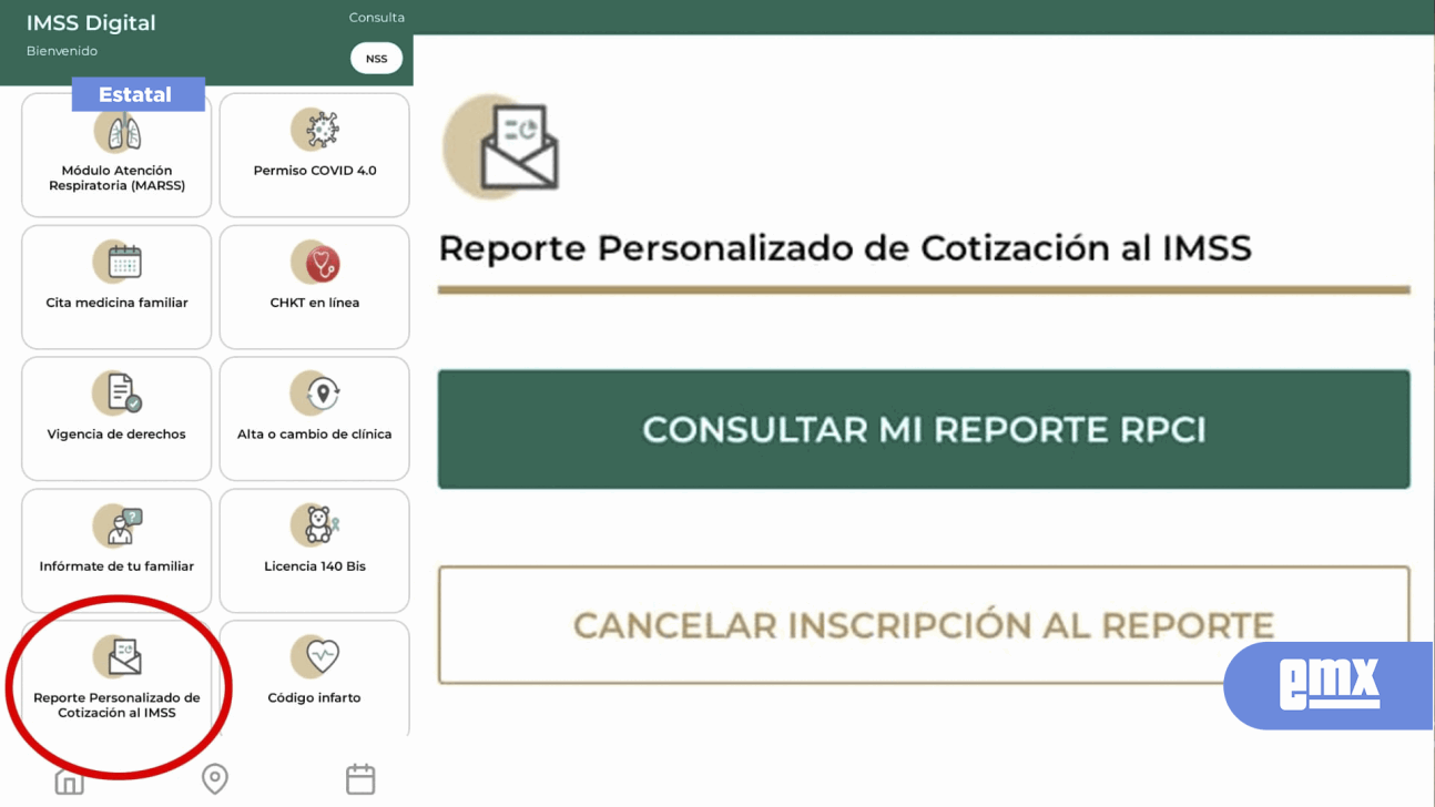 EMX-Invita Institución a trabajadores a utilizar IMSS Digital y obtener reporte personalizado de cotización