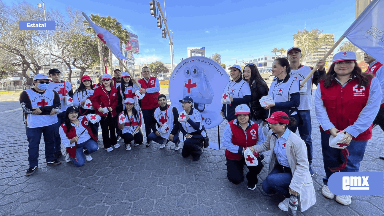 EMX-Dan banderazo a la Colecta Anual de Cruz Roja Mexicana en Tijuana