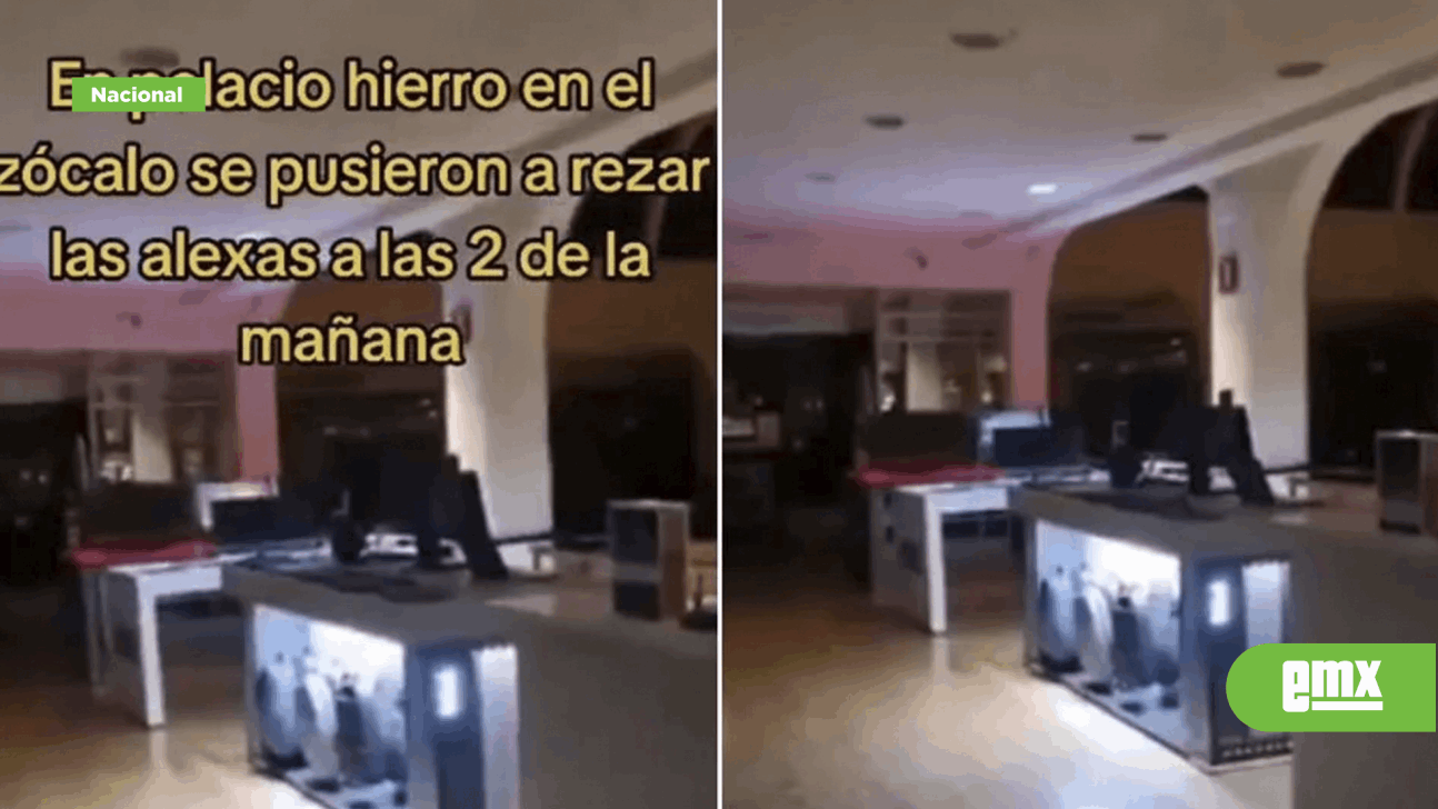 EMX-Video: Guardia capta a Alexas rezando de madrugada en centro comercial