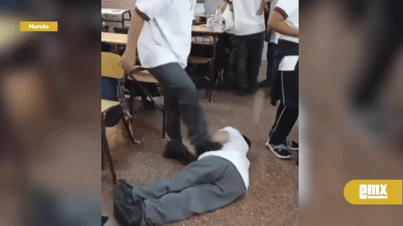 EMX-Joven golpea a estudiante con discapacidad en salón de clases