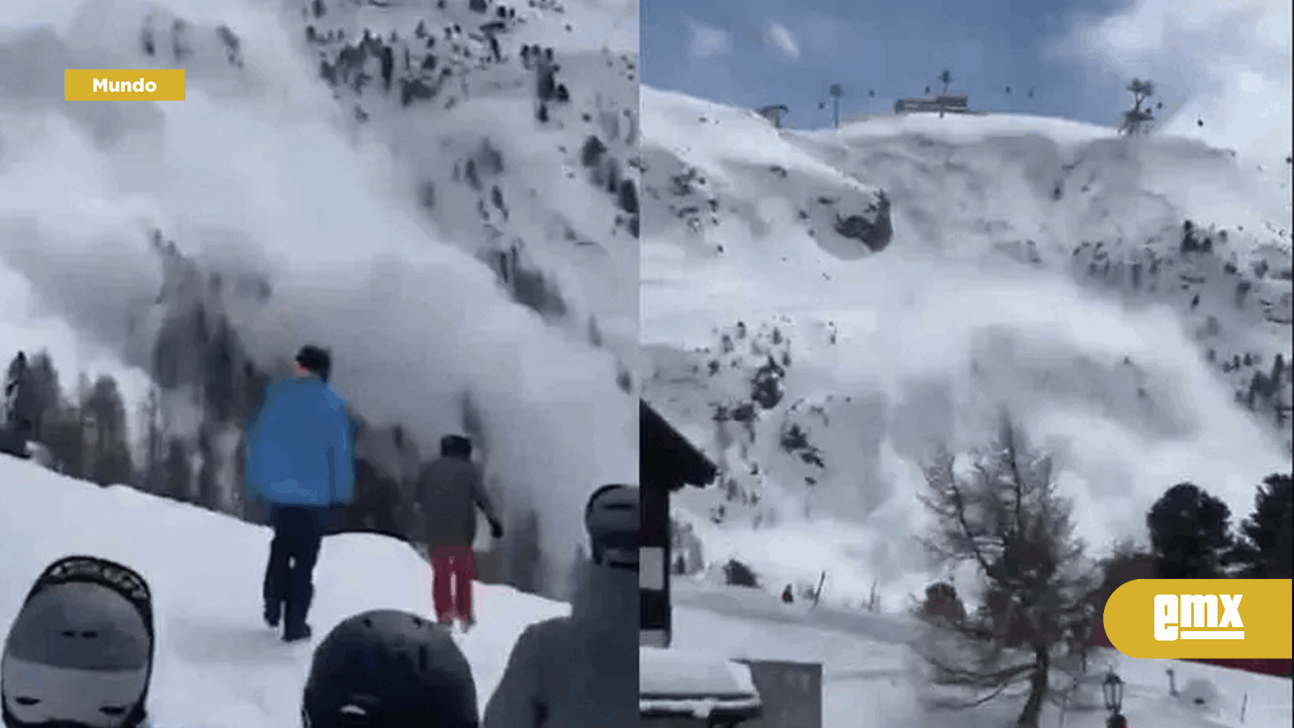 EMX-Enorme avalancha sepulta a decenas de personas en famosa estación de ski en Suiza