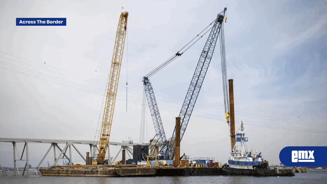 EMX-Crean corredor temporal de navegación a través de escombros del puente de Baltimore