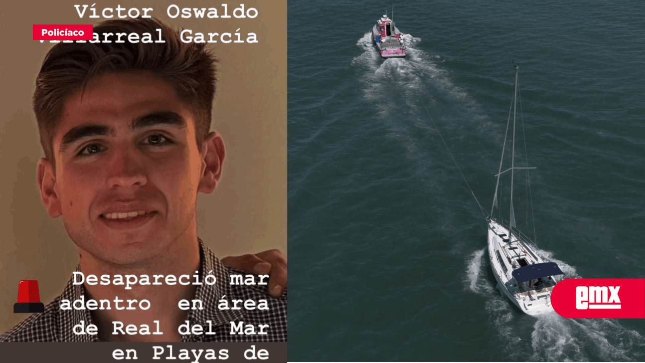 EMX-Continúa la búsqueda de Víctor Oswaldo Villarreal, desaparecido en el mar de Playas de Tijuana
