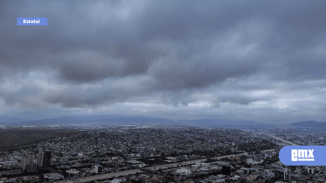 EMX-Amanecer con cielo nublado y probabilidades de lluvia en Tijuana