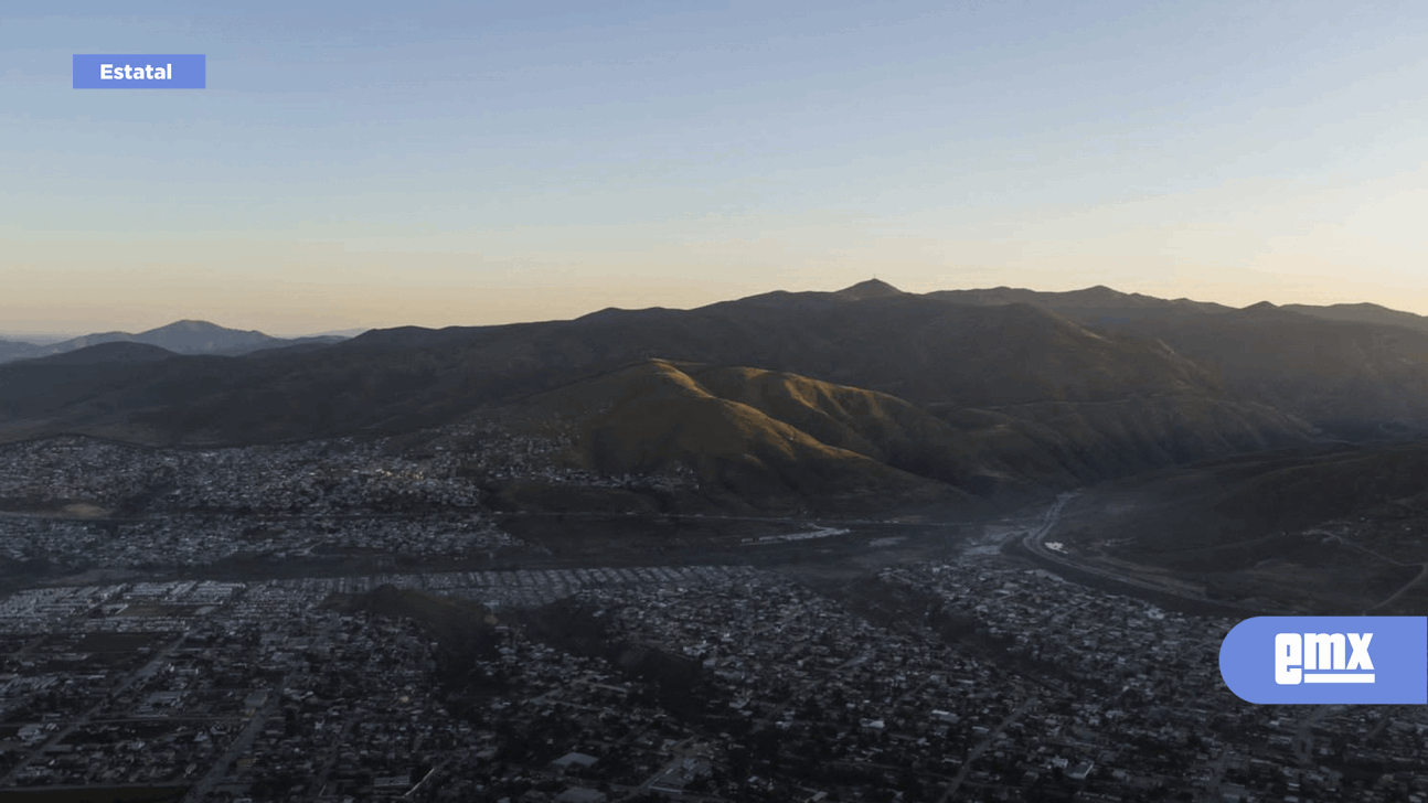 EMX-Captan la zona este de Tijuana con cielo totalmente despejado