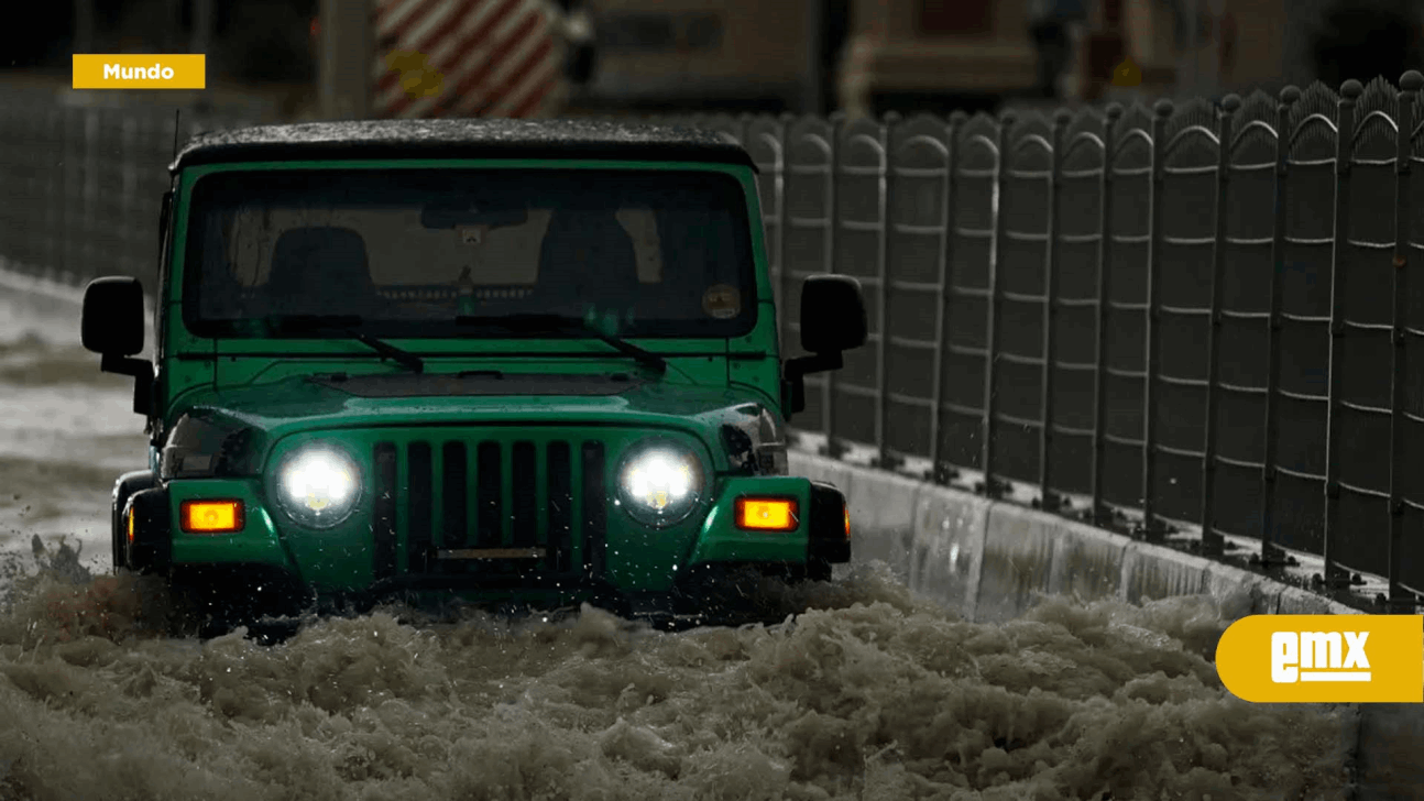 EMX-Inundaciones en Dubai luego que cayera el equivalente a un año de lluvia