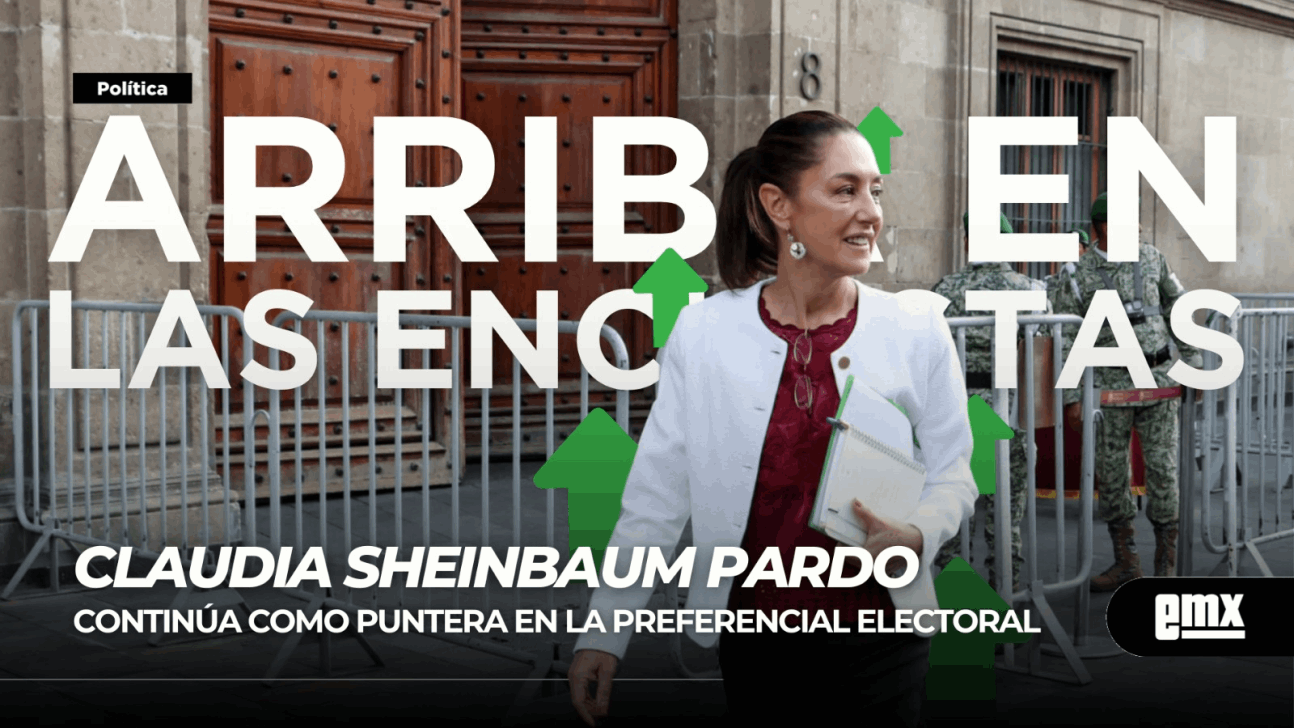 EMX- CLAUDIA SHEINBAUM PARDO…continúa como puntera en la preferencial electoral