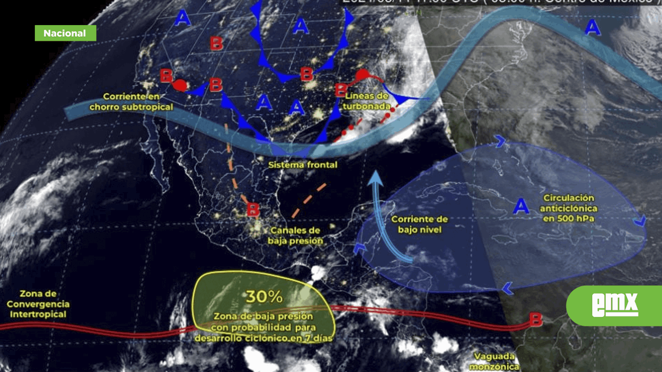EMX-¿Cuándo se espera que llegue el primer ciclón tropical a México?