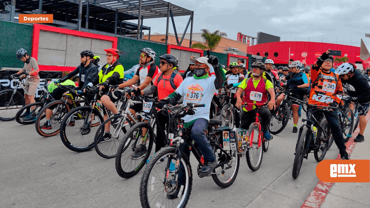 EMX-Participan 1,500 en Paseo Ciclista Caliente Ayuda 