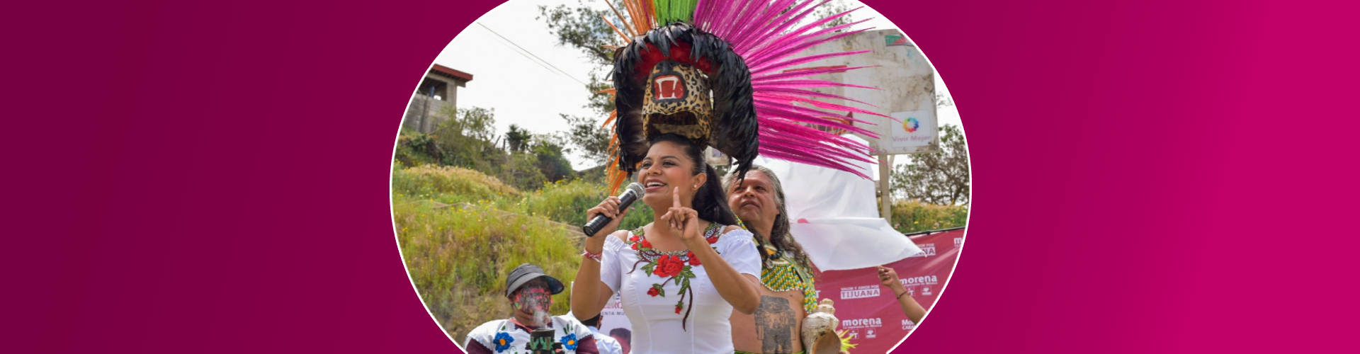 EMX-Indígenas muestran su apoyo a Montserrat rumbo a Alcaldía de Tijuana